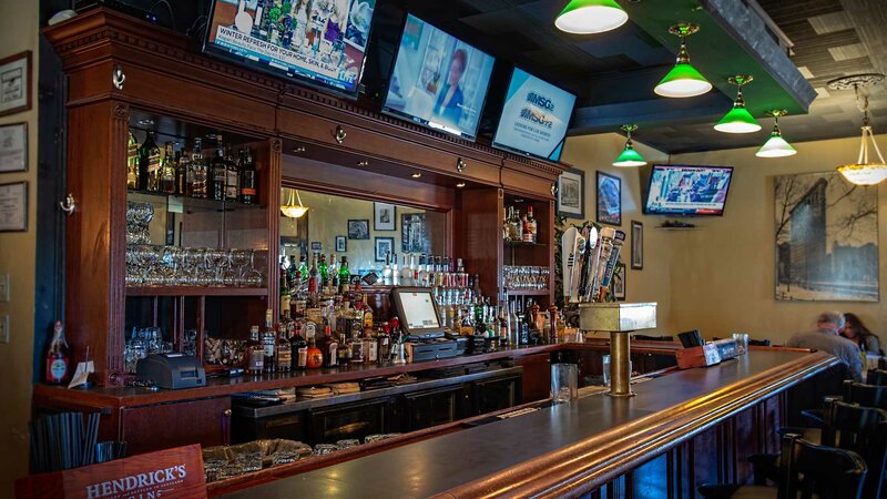 Bar area with televisions